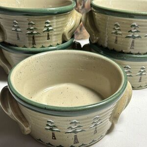 Sonoma soup bowls 5 Sold $100 as a set or $20. each. Oven, microwave safe. New